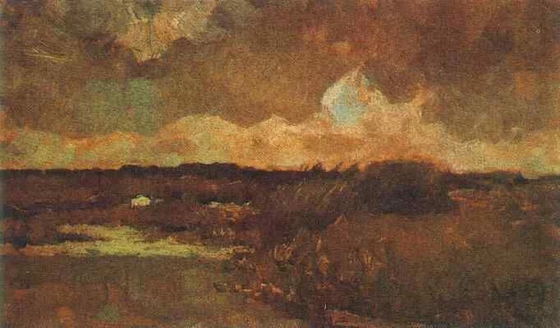  150-Vincent van Gogh-Marshy Landscape, 1883 